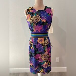 Positive Attitude Black Floral Dress